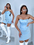Corset "SILK ESSENCE" H10197 - LIGHT BLUE