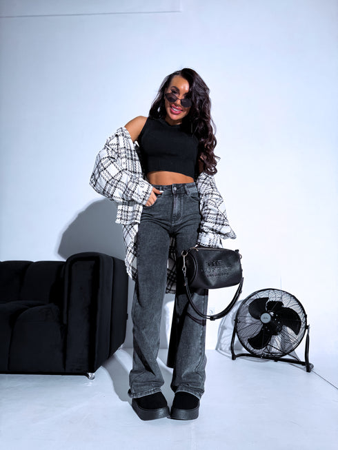 СЕРЫЕ джинсы "MERCURY" T270-6L