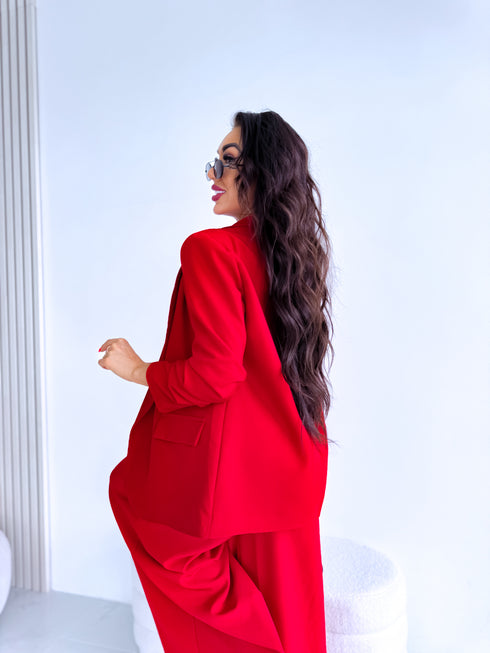 Red, ONE SIZE jacket + red top