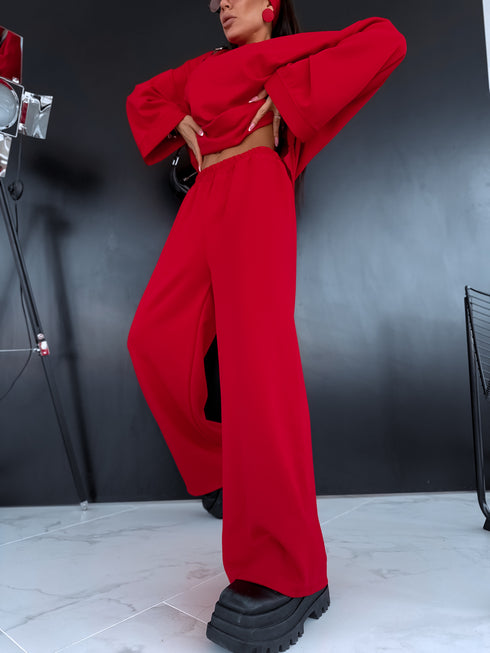 LARGE SIZE set "MANHATTAN" - RED