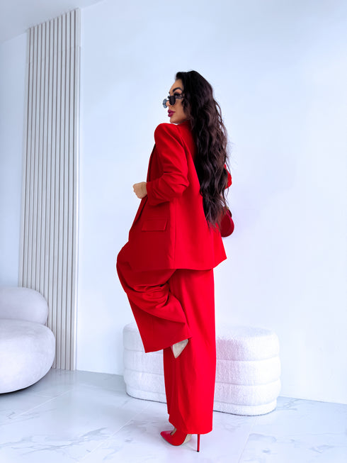 Red, ONE SIZE jacket + red top