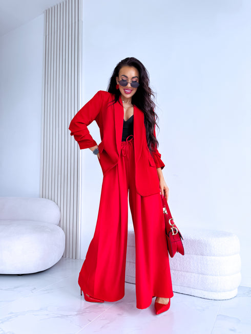 Red, ONE SIZE jacket + red top