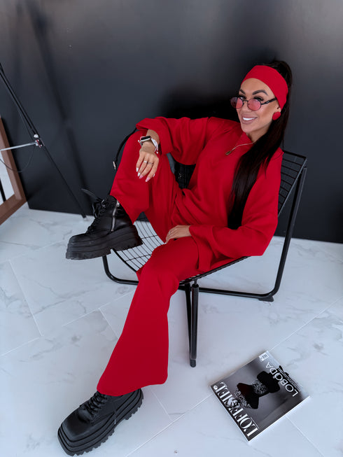 LARGE SIZE set "MANHATTAN" - RED