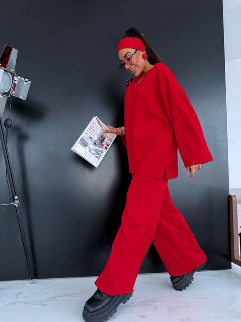 LARGE SIZE set "MANHATTAN" - RED