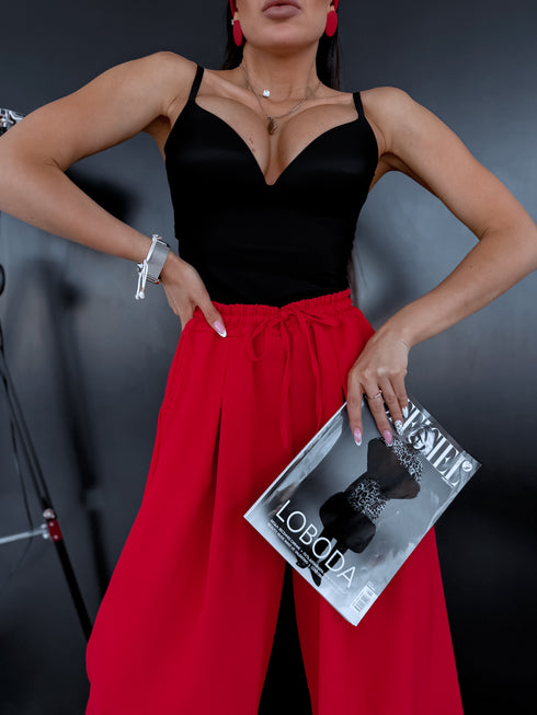 Pants "Excuse Me V58" - Red