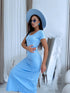 Evening dress "COUNTDOWN HS51" - LIGHT BLUE