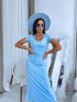Evening dress "COUNTDOWN HS51" - LIGHT BLUE