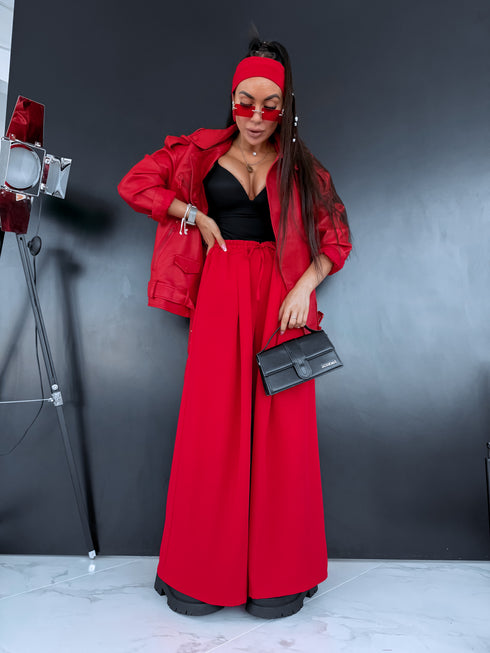 Pants "Excuse Me V58" - Red