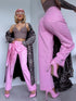 Džinsa bikses "MIMOSA" MG-1085 - ROZĀ
