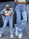 EXTRA LONG "COSTA RICA" pants HM6743-6 - LIGHT BLUE