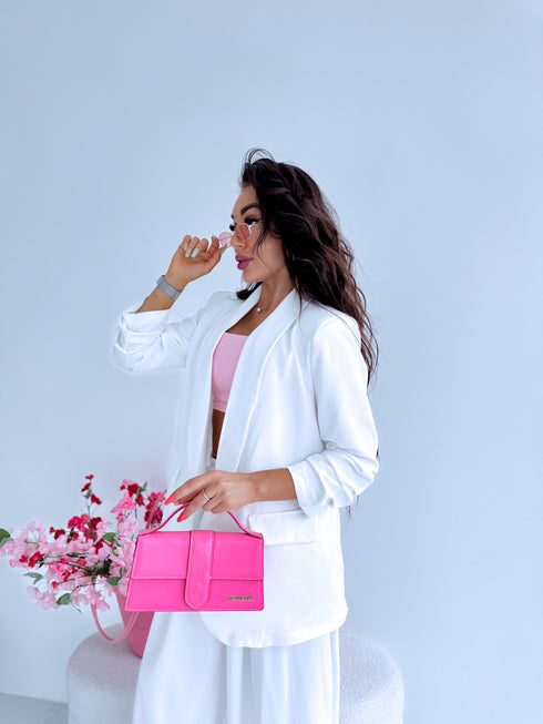 White, ONE SIZE jacket + white top PRE-ORDER