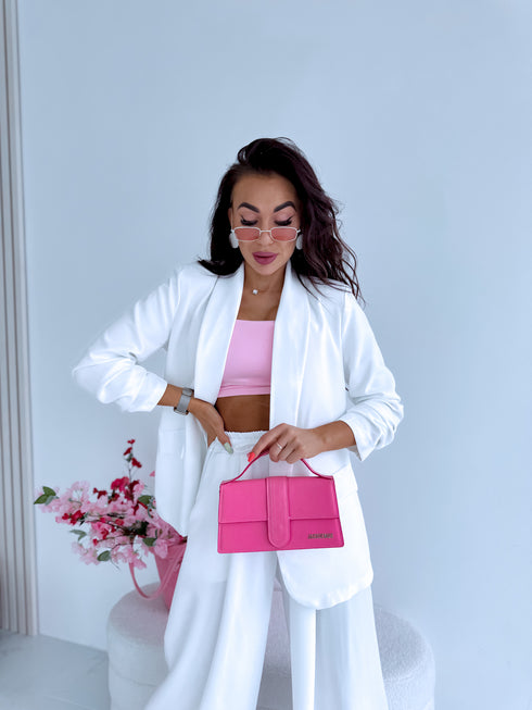 White, ONE SIZE jacket + white top PRE-ORDER