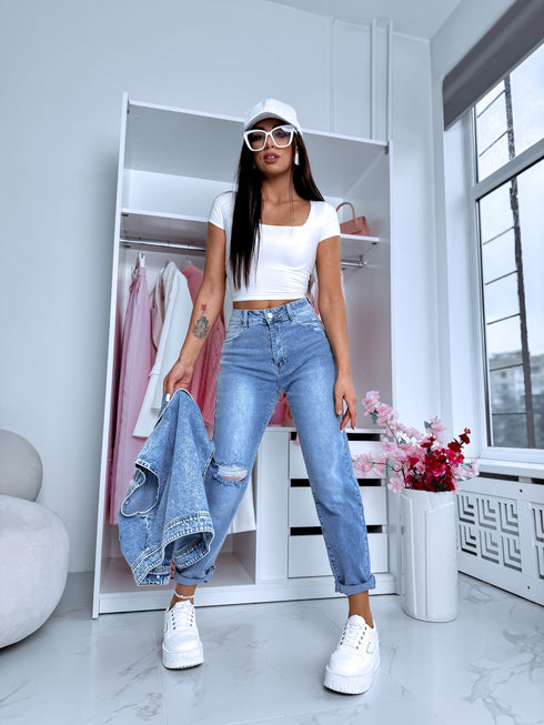 CROP TOPS "MONICA VD1706"- BALTS