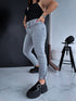 MOM FIT denim jeans "SILVER CITY" DJ2687 - GREY