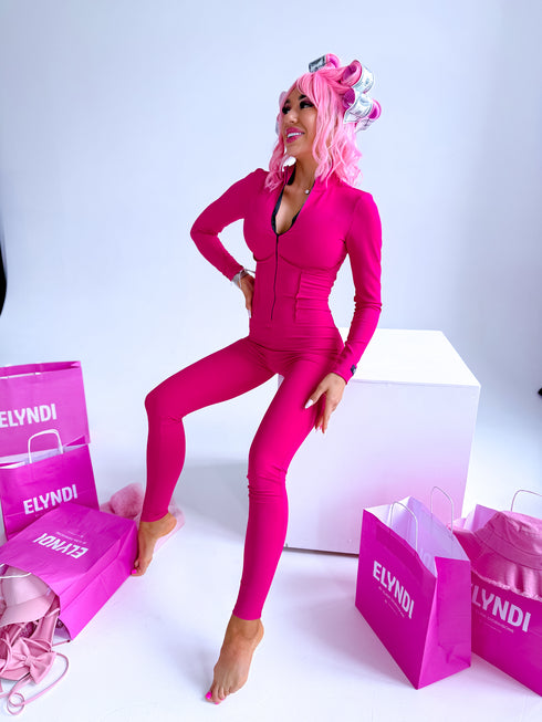 "SCENE" jumpsuit - pink