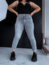 MOM FIT denim jeans "SILVER CITY" DJ2687 - GREY