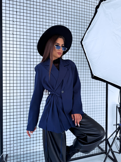 Žakete "COUTURE V8061" - TUMŠI ZILA