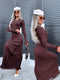 Adīta kleita "PROFILE 10327" - CHOCO