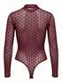 Tīkliņbodijs "DOTTED MOMENT" 21128 - BORDO
