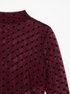 Tīkliņbodijs "DOTTED MOMENT" 21128 - BORDO