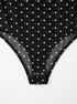 Tinklelis bodis "DOTTED MOMENT" 21128 - JUODAS