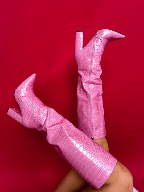 Pink boots "MACAROON"