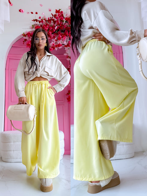 Pants "Excuse Me V58" - yellow