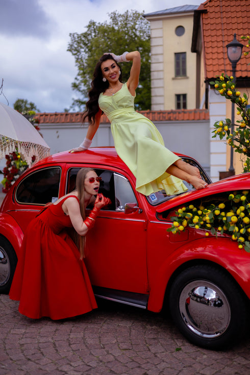 Kleita "SWEETHEART A1101" - DZELTENA