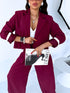 "MAJORY 74" komplekts - žakete + bikses - BORDO