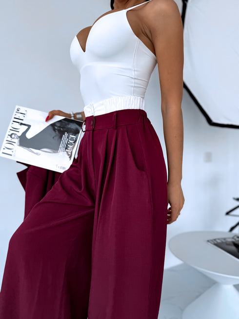 "MAJORY 74" komplekts - žakete + bikses - BORDO