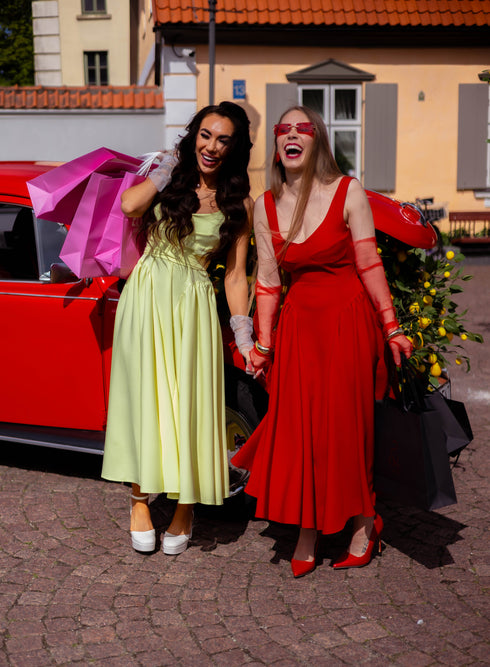 Kleita "SWEETHEART A1101" - DZELTENA