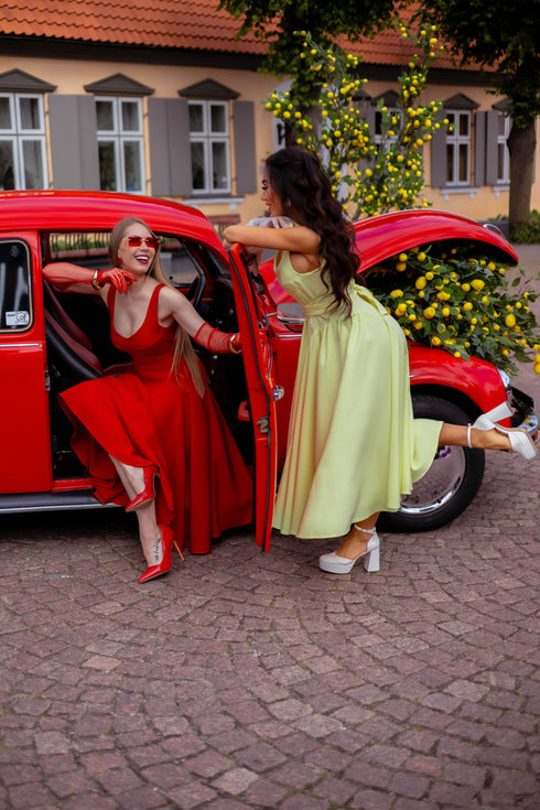 Kleita "SWEETHEART A1101" - DZELTENA