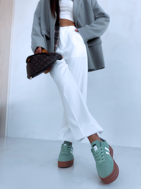 GREEN boots "TWO STRIPES 24001"