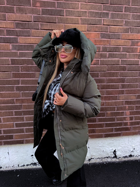 Удлинённая куртка "STRIKE GOLD" FC7619 - ХАКИ