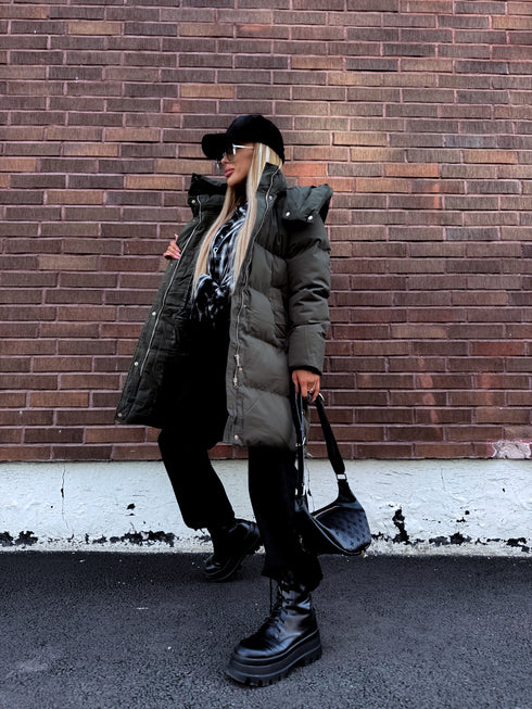 Удлинённая куртка "STRIKE GOLD" FC7619 - ХАКИ