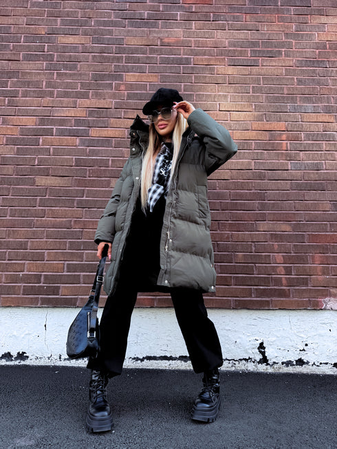 Удлинённая куртка "STRIKE GOLD" FC7619 - ХАКИ