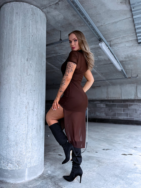 2in1 tīkliņkleita + apakškleita - CHOCO