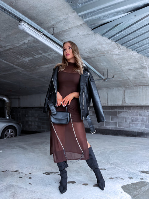 2in1 tīkliņkleita + apakškleita - CHOCO