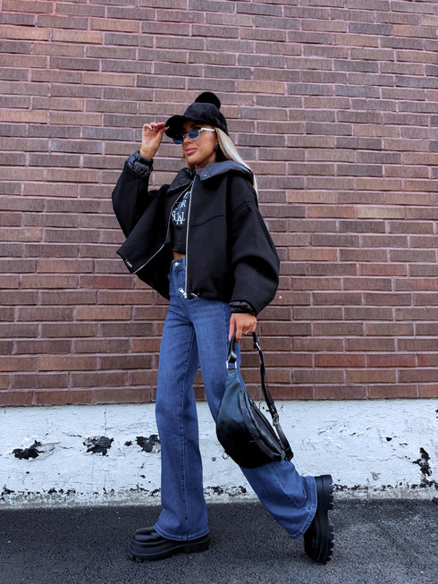 Куртка "ORDER 9085" - черная