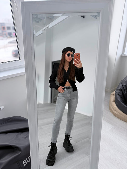 Light Grey Denim Pants "BOSTON" HM5321-3