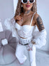 "ELIZABETH" Corset LM7610 - WHITE