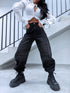 "SHIMMER VIBE" 8817 jeans - DARK GRAY PRE-ORDER