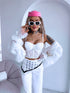 "ELIZABETH" Corset LM7610 - WHITE