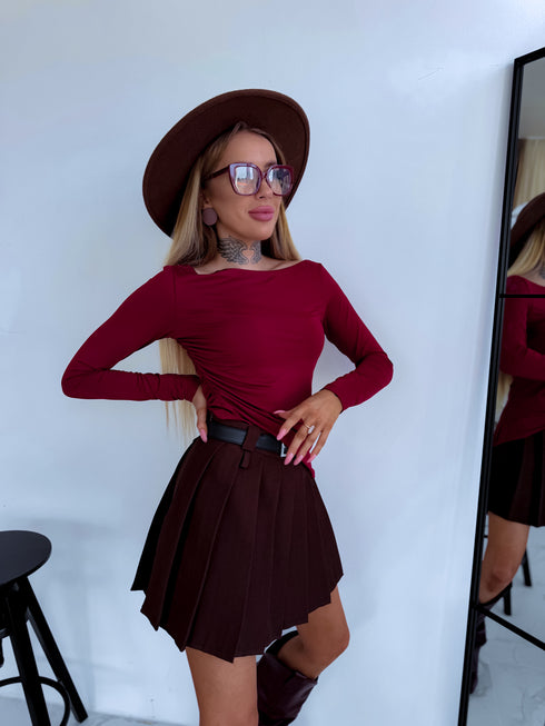 Tops "TWIST ME UP" HS9866 - BORDO