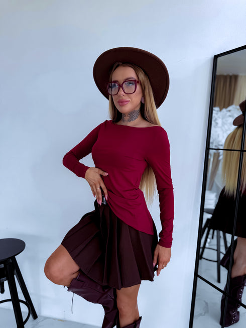 Tops "TWIST ME UP" HS9866 - BORDO