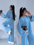 LARGE SIZE set "MANHATTAN" - LIGHT BLUE