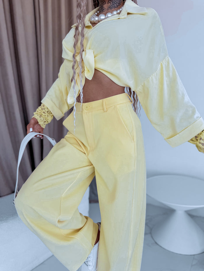 Classic Pants "TIFFANY VS9012" - YELLOW
