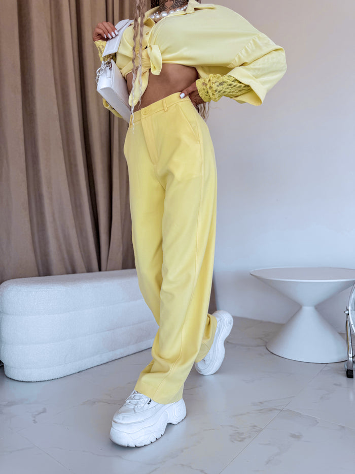 Classic Pants "TIFFANY VS9012" - YELLOW