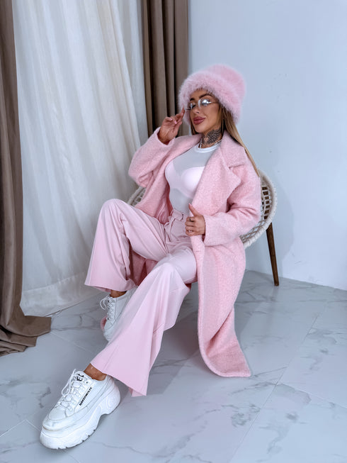 Paltas "EVA 60705" - švelniai rožinis