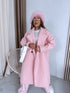 Paltas "EVA 60705" - švelniai rožinis